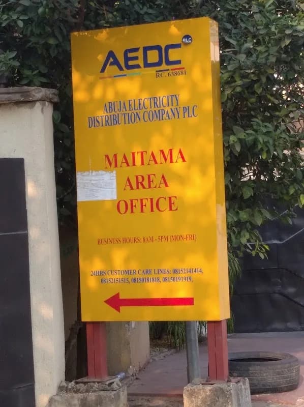 Abuja Electricity Distribution Plc, (AEDC), Maitama Area office in Maitama