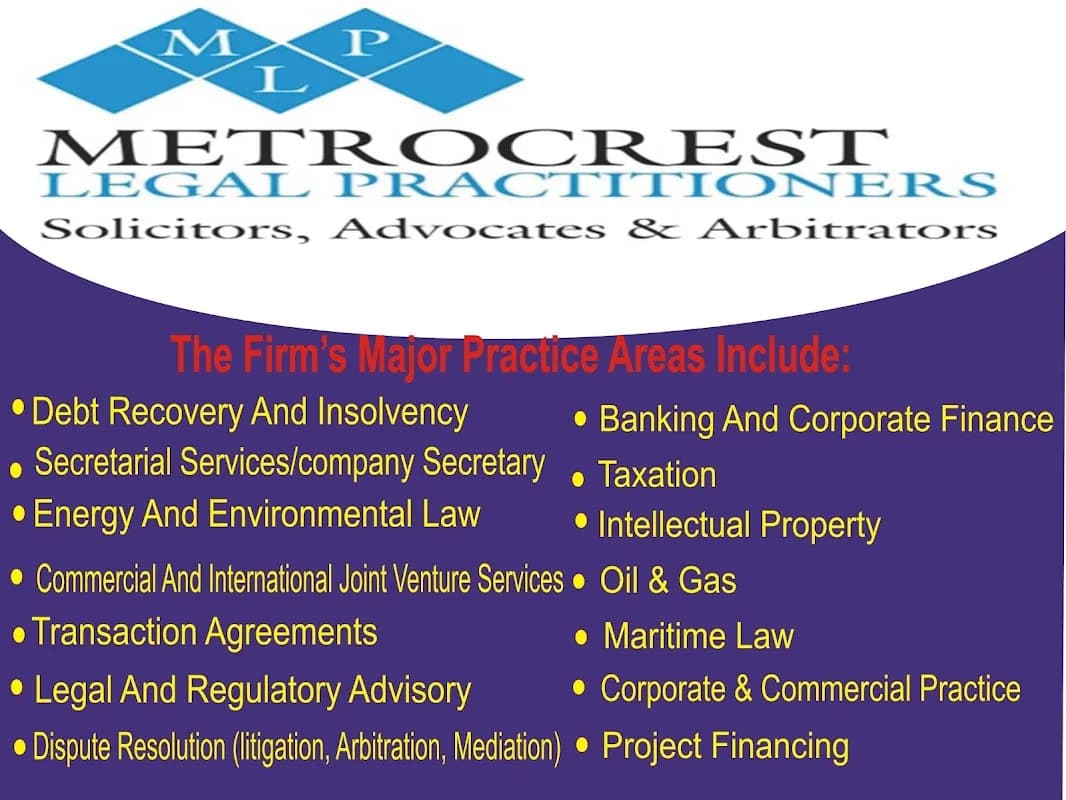 METROCREST LEGAL PRACTITIONERS in Gbagada