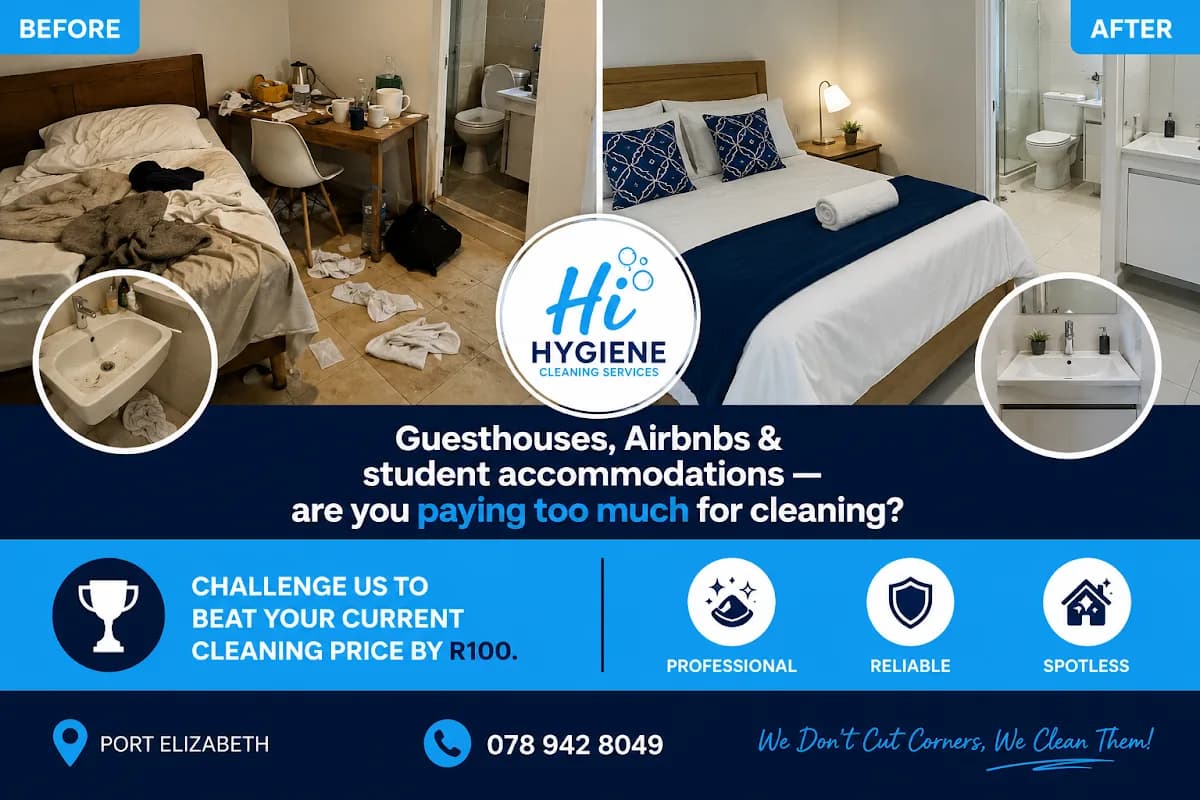Hi Hygiene Cleaning Services in Bhisho Government Qtr
