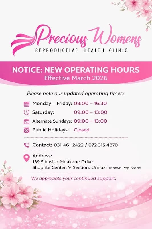 Precious Women's Reproductive Health Clinic Umlazi in Umlazi