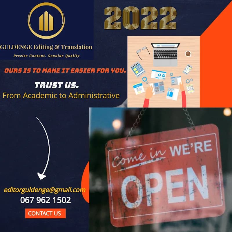 GULDENGE Editing & Translation in Mthatha CBD