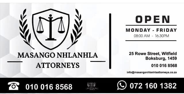 Masango Nhlanhla Attorneys Inc. in East Rand Mall