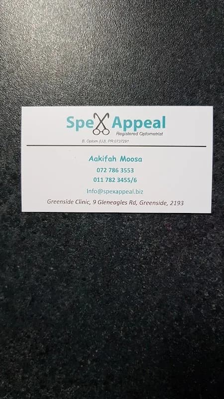 Spex Appeal Optometrist in Melville