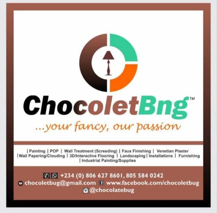 Chocoletbug interiors in Diobu