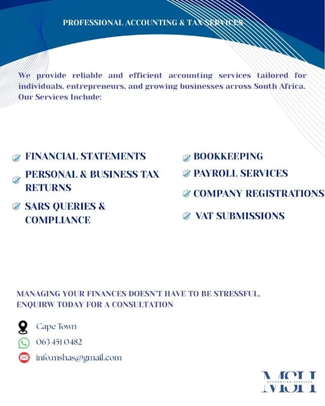 MSH Accounting Services (Pty) Ltd in Gugulethu