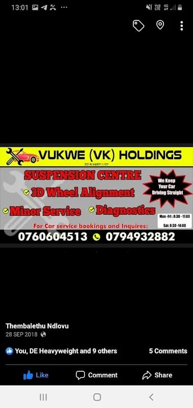 Vukwe Suspension in Attridgeville