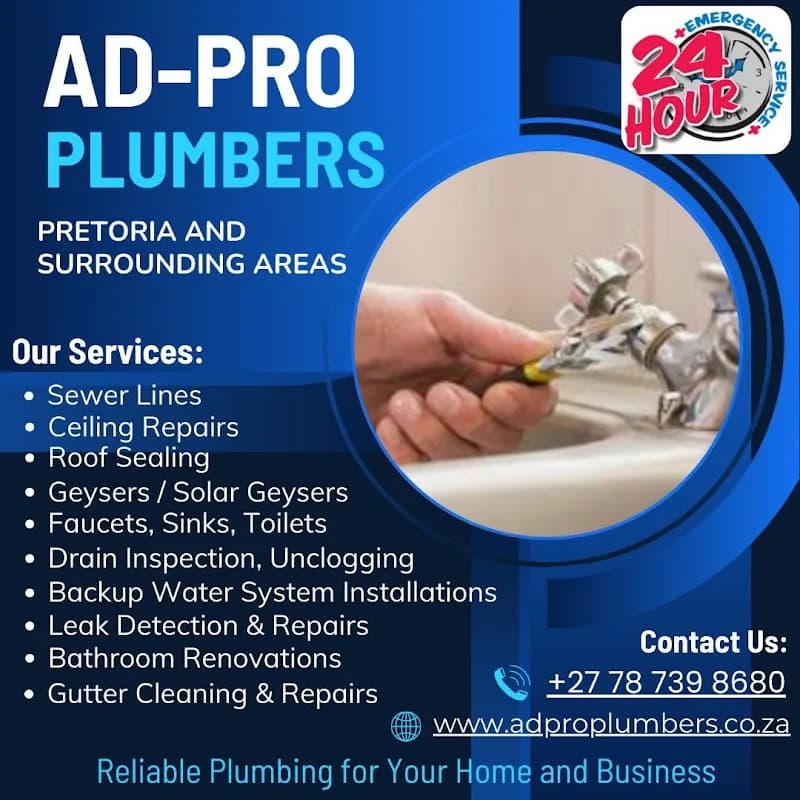 AD-PRO PLUMBERS in Wonderboom