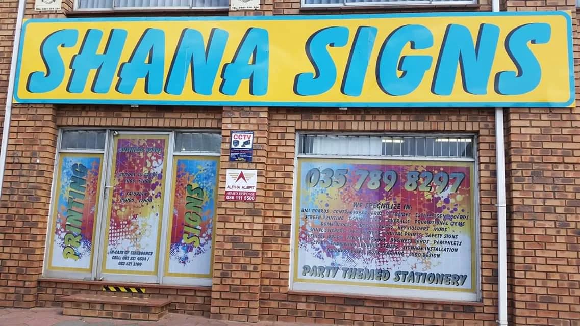 Shana Signs in Richards Bay CBD