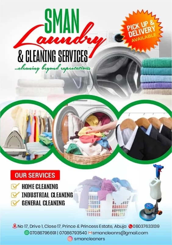 Sman Laundry & Cleaning Services in Games Village