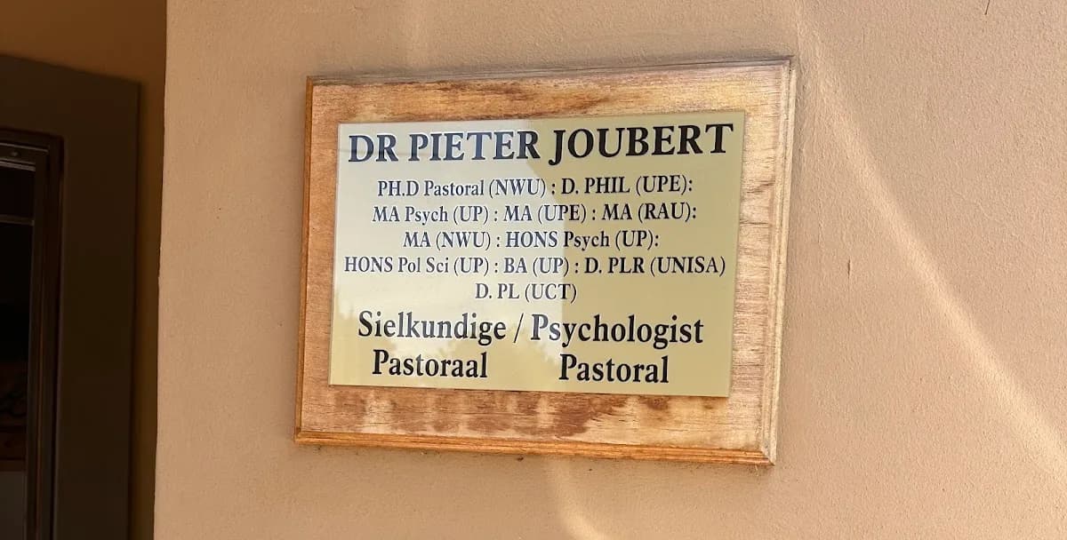Prof P Joubert in Baillie Park