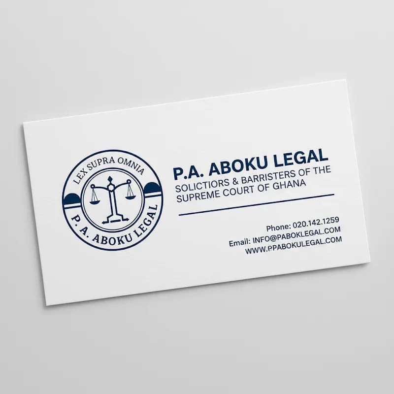 P. A Aboku Legal (PAAL Chambers) in Chorkor