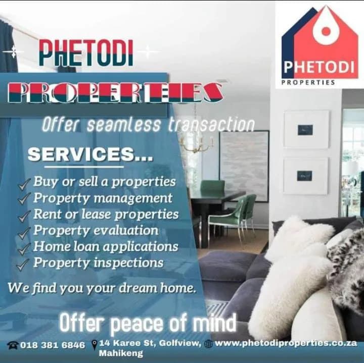 Phetodi Properties in Mahikeng CBD