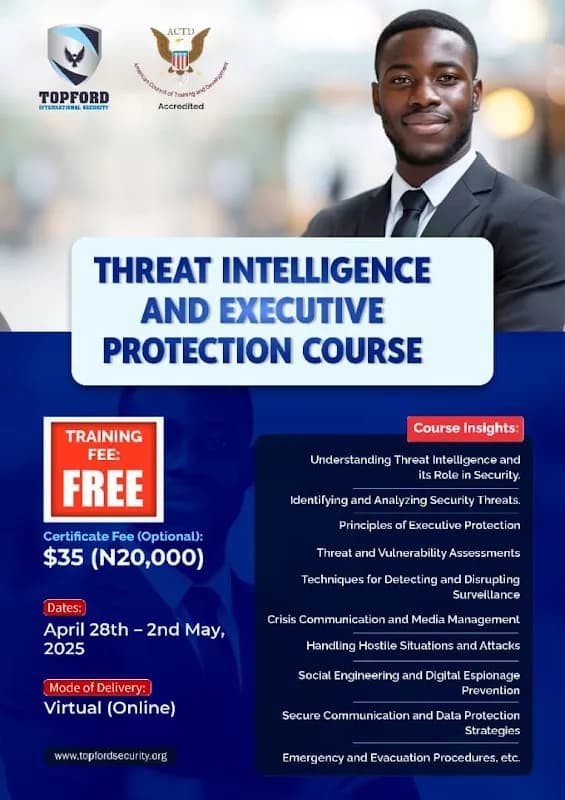 Topford International Security in Agidingbi