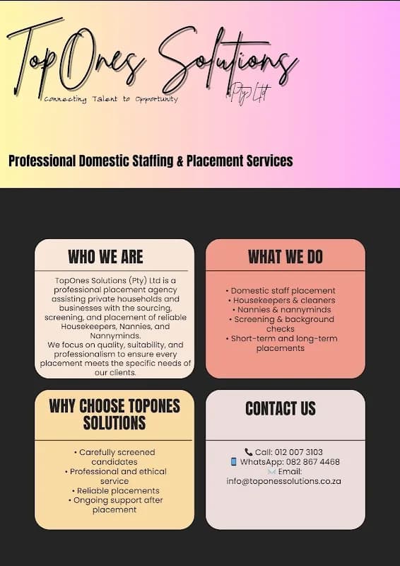 TopOnes Solutions in West Rand