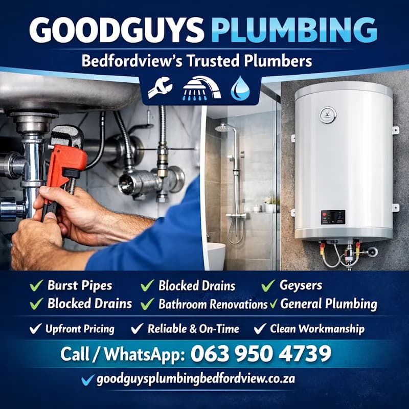 GoodGuys Plumbing Bedfordview in Germiston CBD