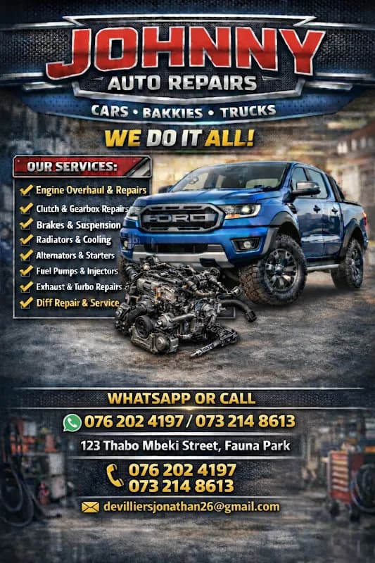 Johnny Auto Repairs in Bendor