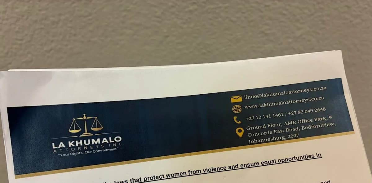 LA Khumalo Attorneys Inc in Bedfordview