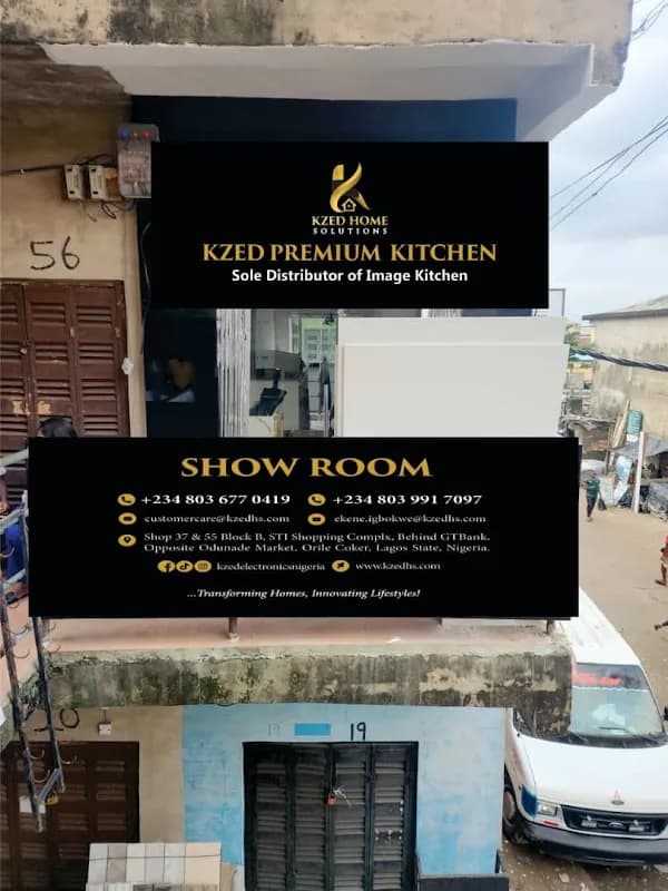 Kzed Home Solutions / Built in Kitchen Appliances , Kitchen furniture, Tiles, Bathrooms, Doors in Coker Orile Lagos Nigeria in Orile