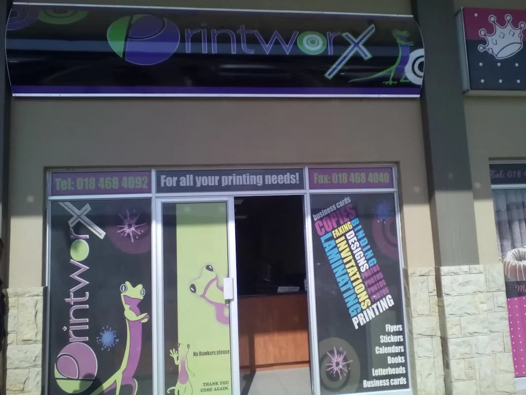 Print Worx Design & Print Studio in Klerksdorp CBD