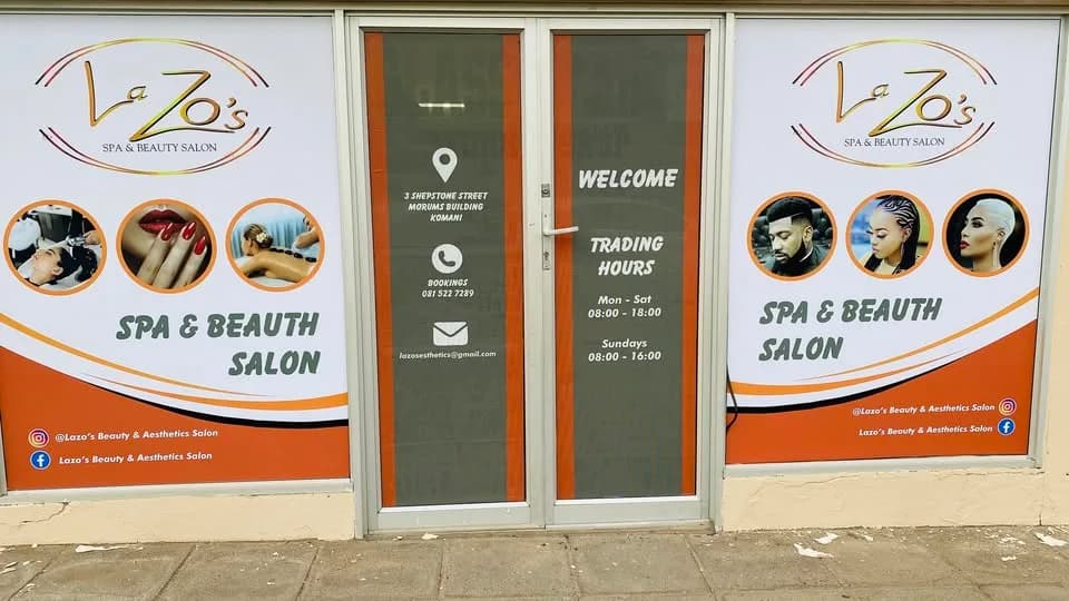 lazo's spa and beauty salon in Bhisho Government Qtr