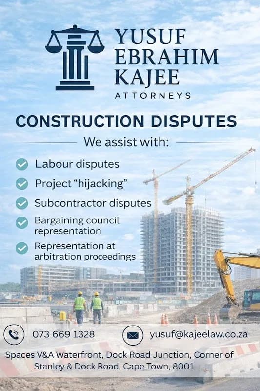 Yusuf Ebrahim Kajee Attorneys Inc. in V&A Waterfront