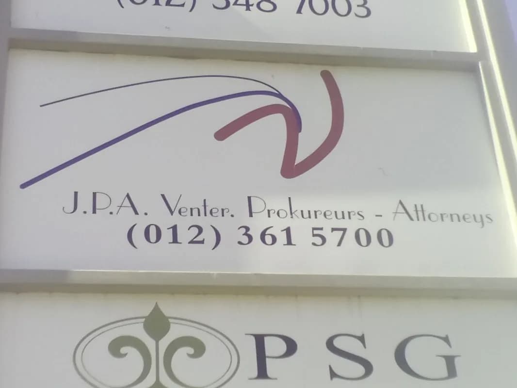 J.P.A Venter Prokureurs in Lynnwood
