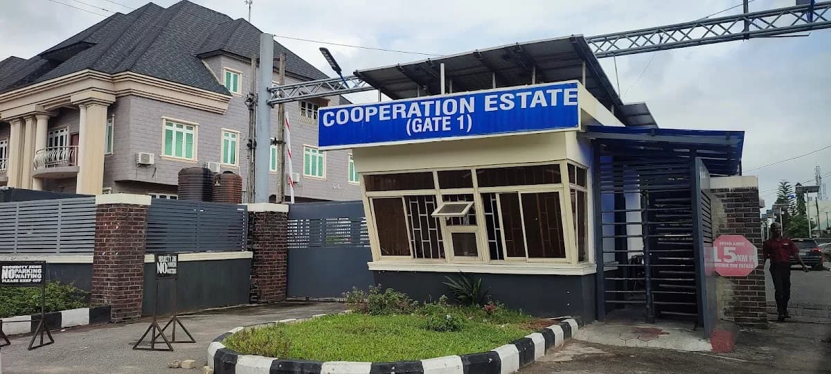 Cooperation Estate Gate in Amuwo-Odofin