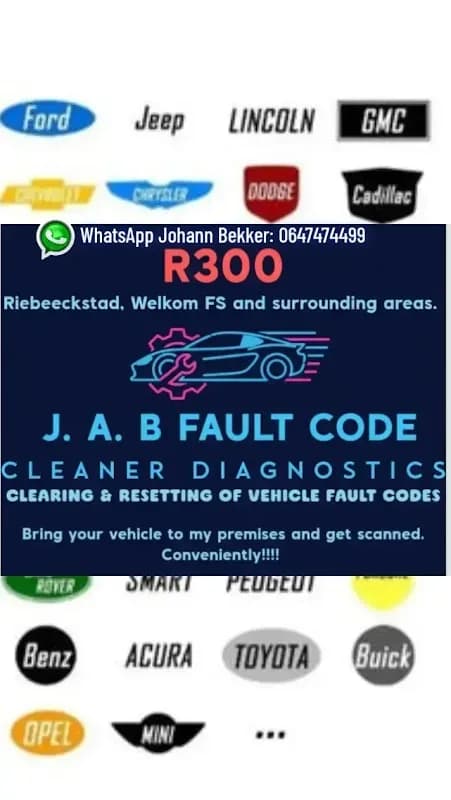 J. A. B Vehicle Fault Code Resetting in Riebeeckstad