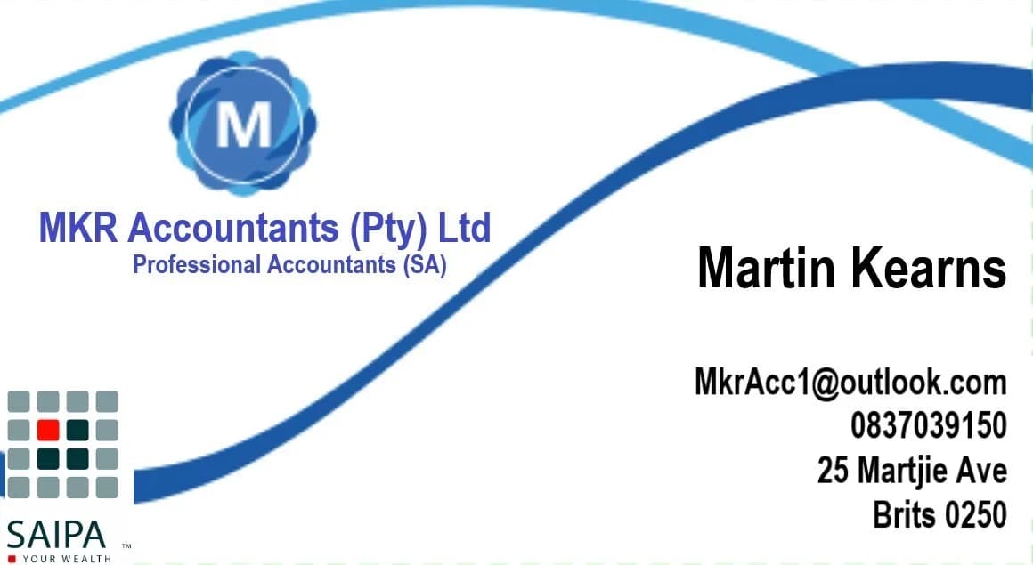 MKR Accountants (Pty) Ltd in Brits Central