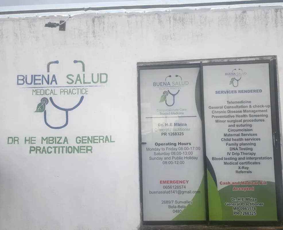 Buena Salud Medical Practice in Bela-Bela CBD