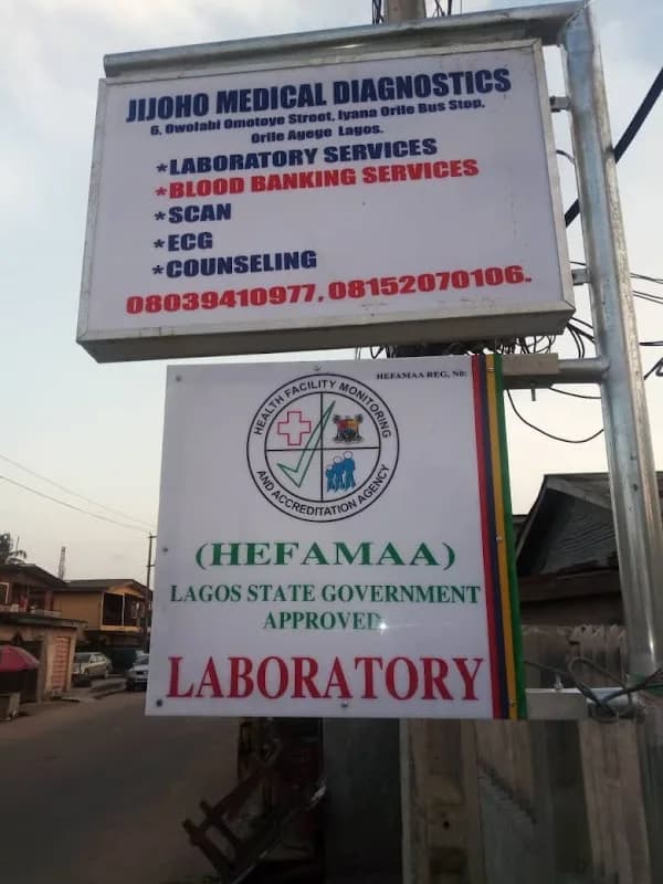 JIJOHO Medical Diagnostics in Agege