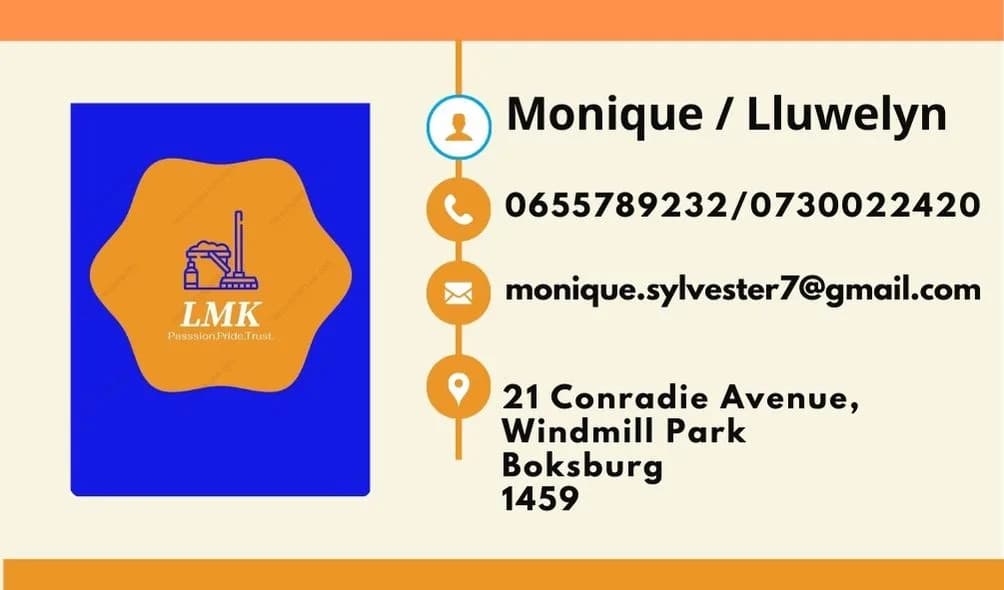 LMK Cleaning Services in East Rand Mall
