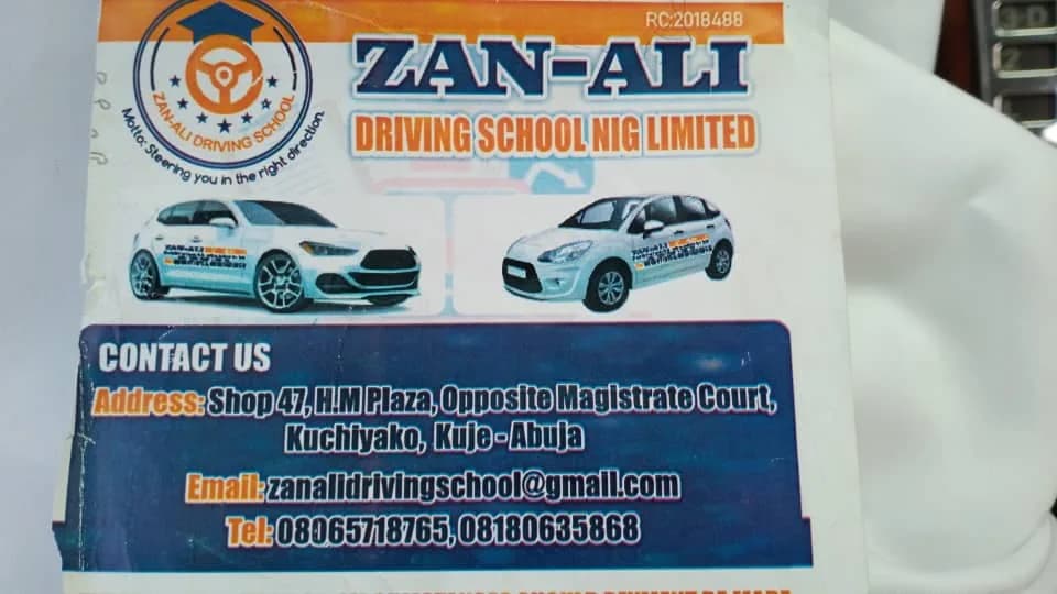Zan Ali Driving School in Abaji