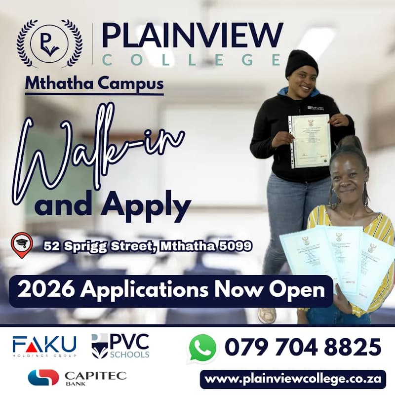 Plainview College in Mthatha CBD
