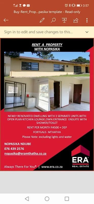 ERA MTHATHA in Mthatha CBD