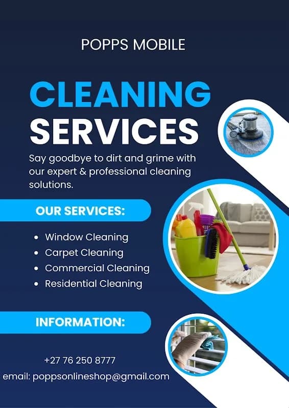 Popps Mobile Cleaning Services in Krugersdorp CBD