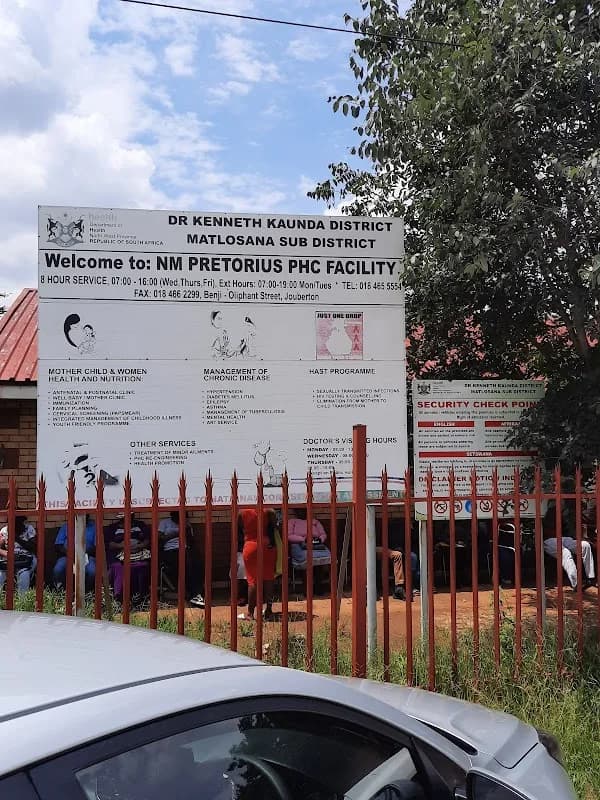 NM Pretorius Clinic in Klerksdorp CBD