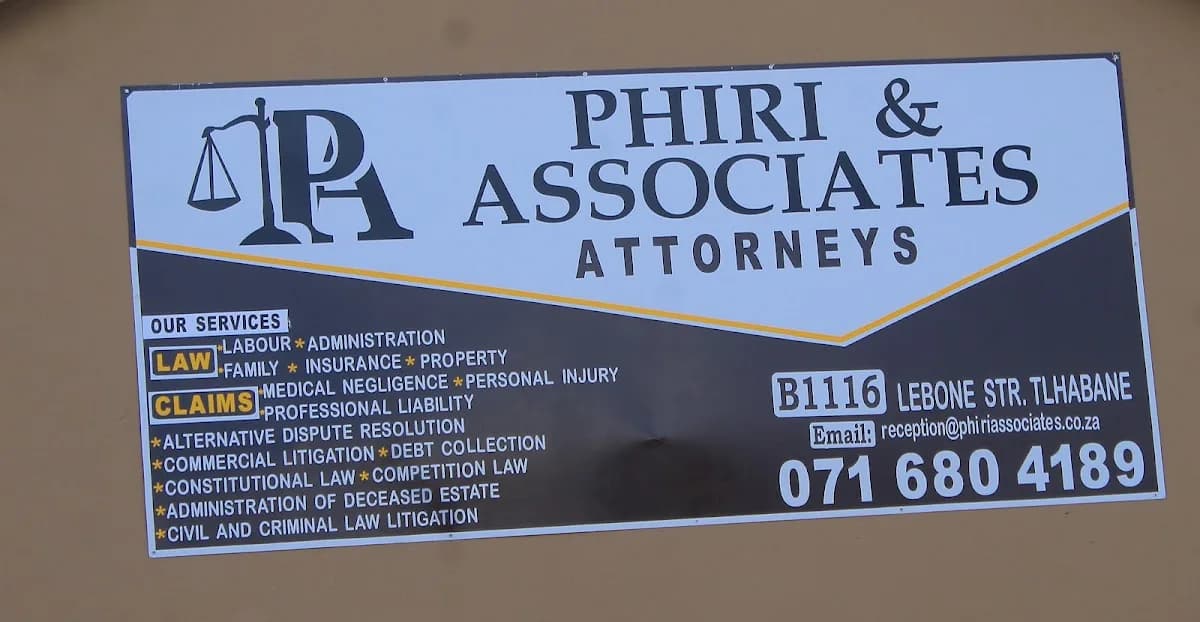 Phiri & Associates in Tlhabane