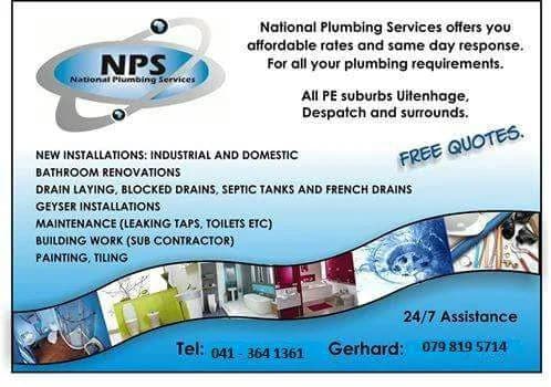 National Plumbing Services in Newton Park