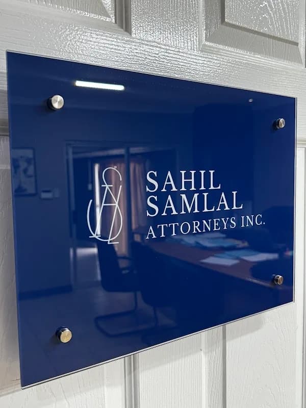 Sahil Samlal Attorneys INC. in Madadeni