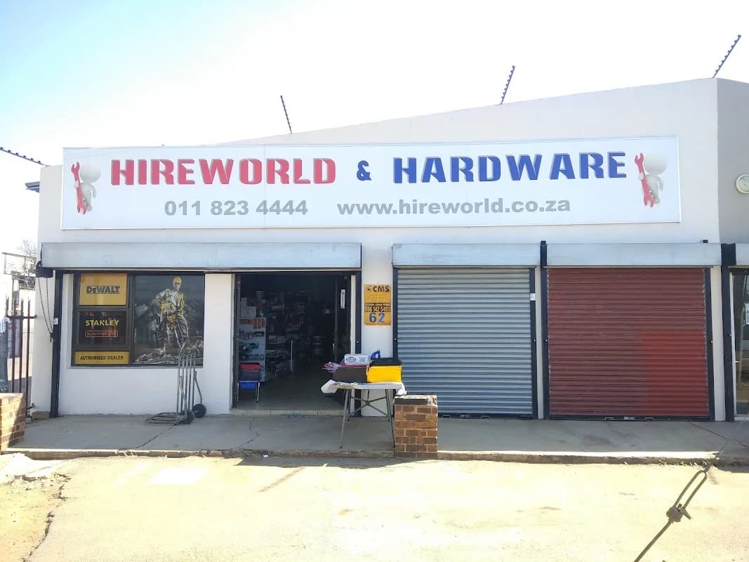 Hireworld & Hardware in Germiston CBD