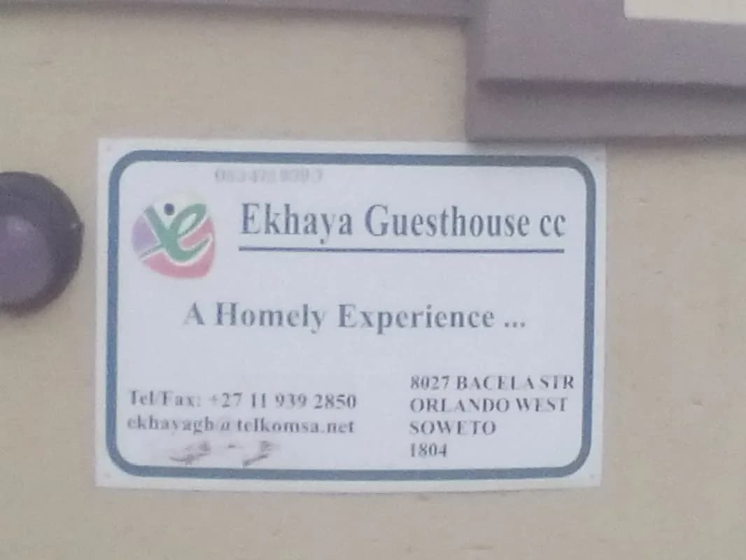 Ekhaya Guesthouse CC in Orlando
