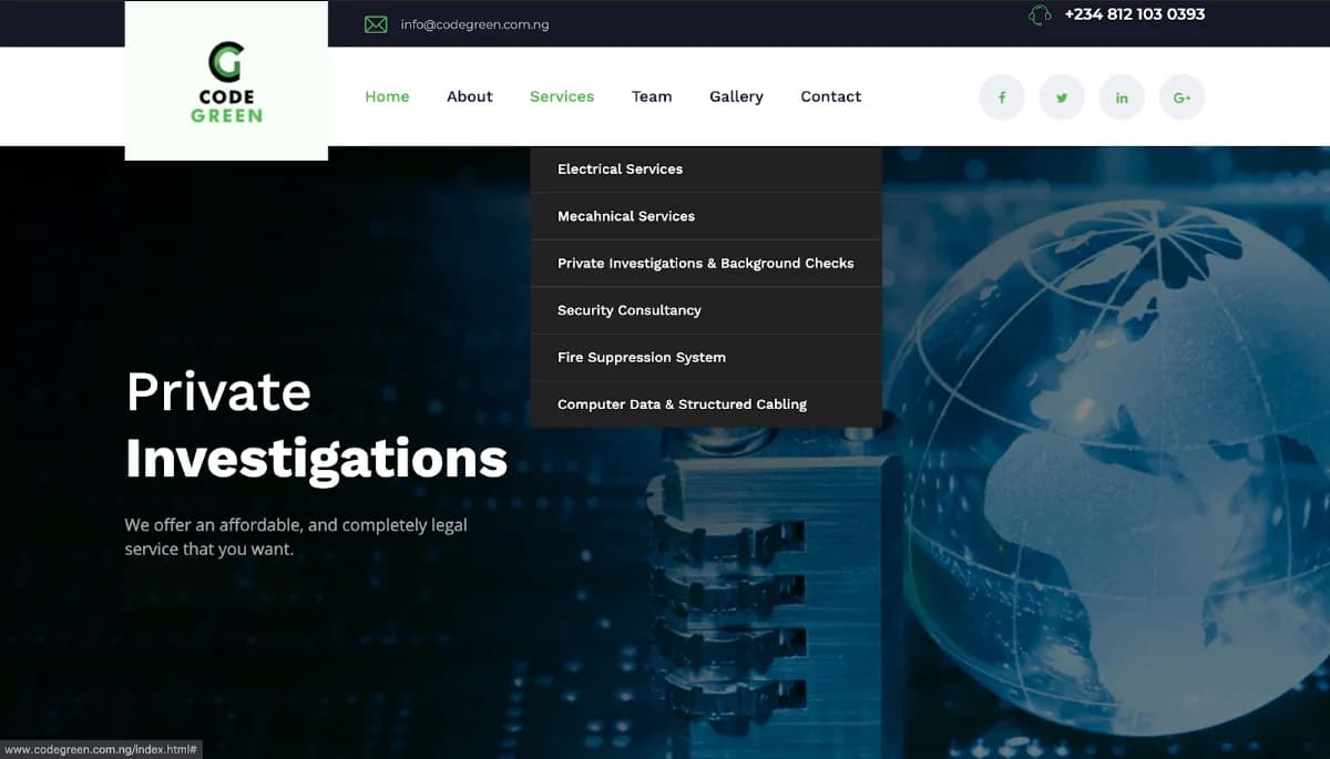 Code Green Integrated Systems in Orile