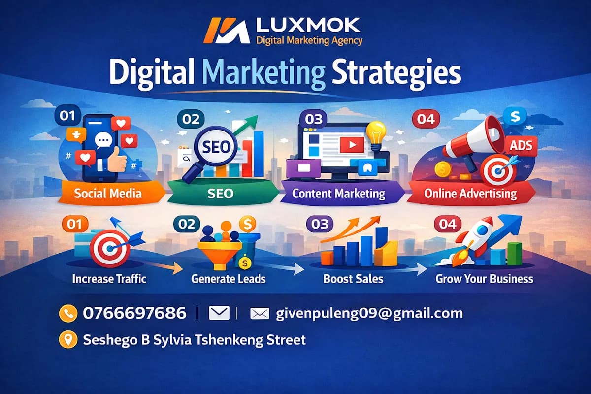 Luxmok digital agency in Seshego