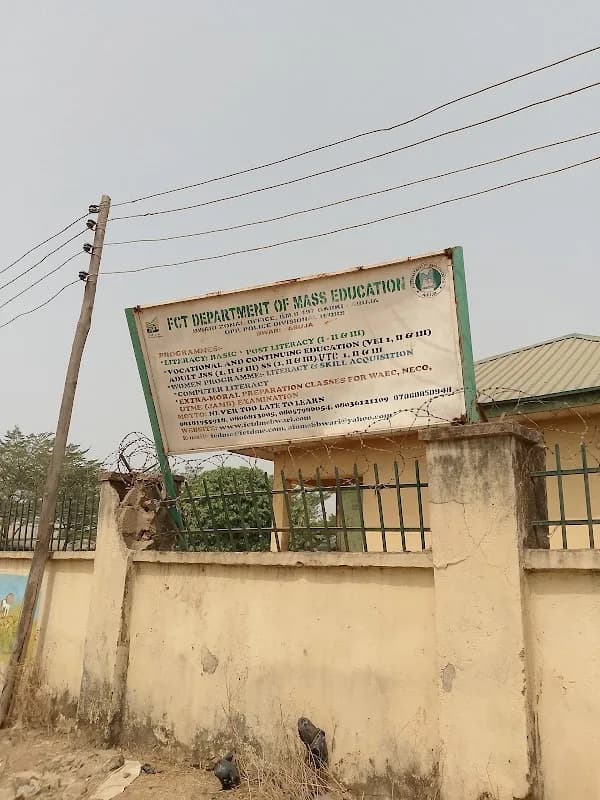 FCT Department for Mass Education Professional Training Center - Bwari in Bwari