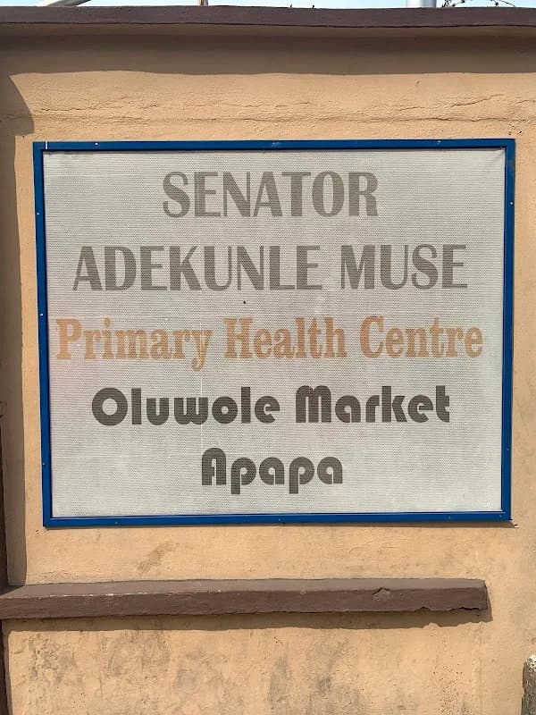 Senator Adekunle Muse Primary Health Centre in Otto Wharf