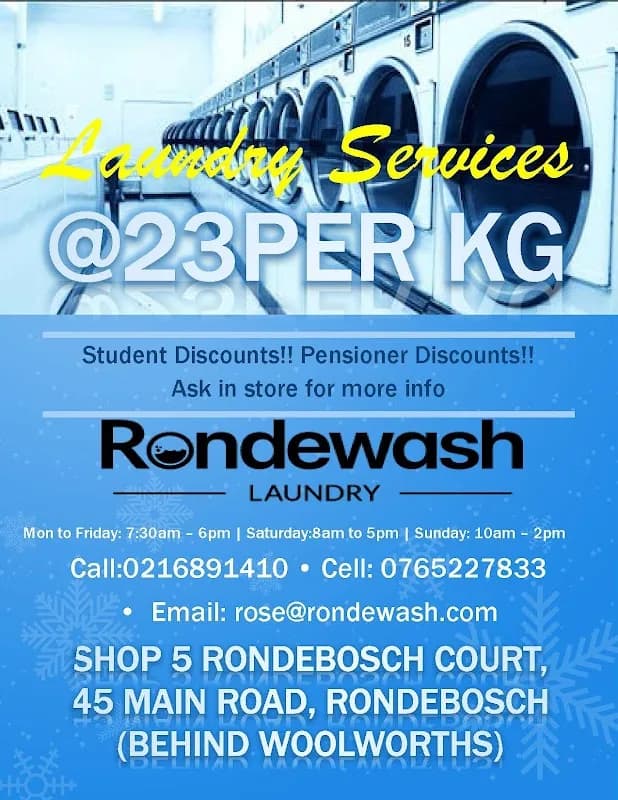 Rondewash Laundry in Rondebosch