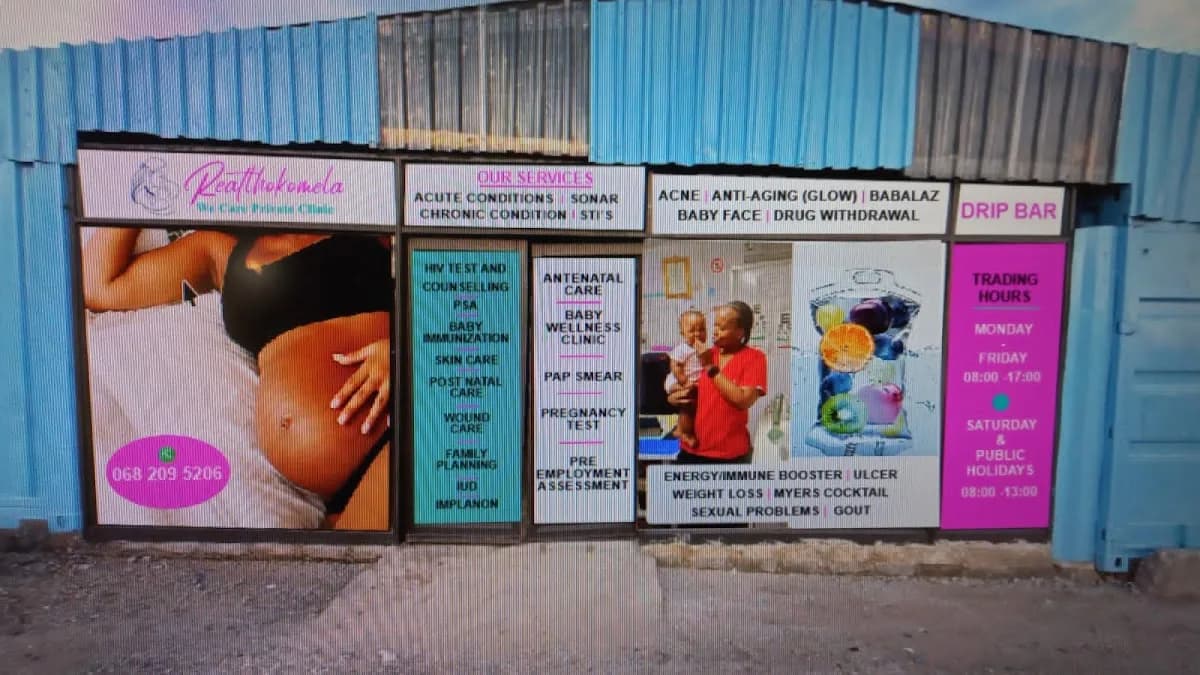 Reatlhokomela Private Clinic Kanana in Birch Acres
