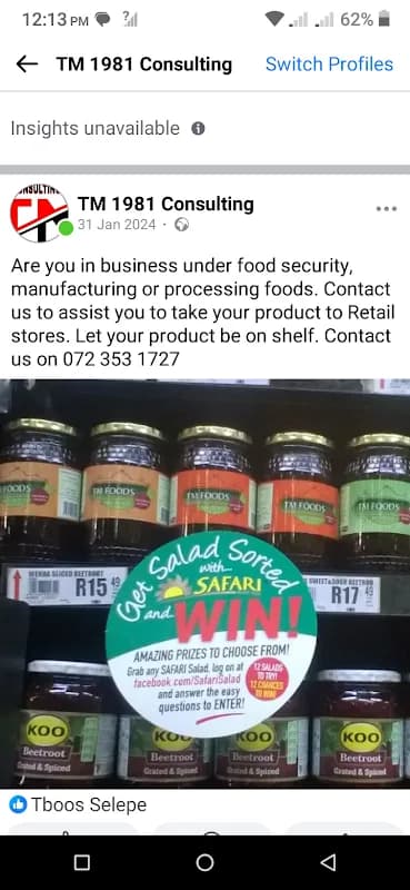TM 1981 CONSULTING in Seshego