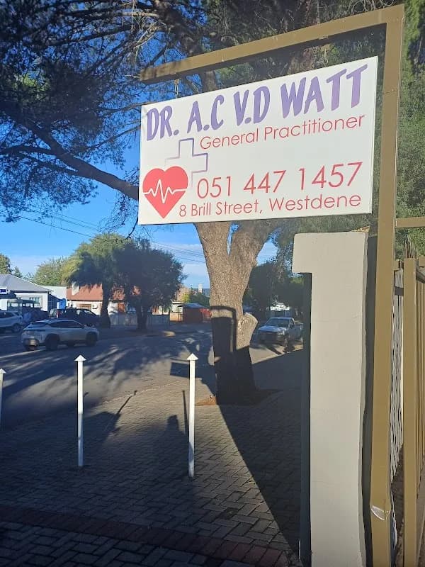 Dr AC Van Der Watt in Bloemfontein CBD